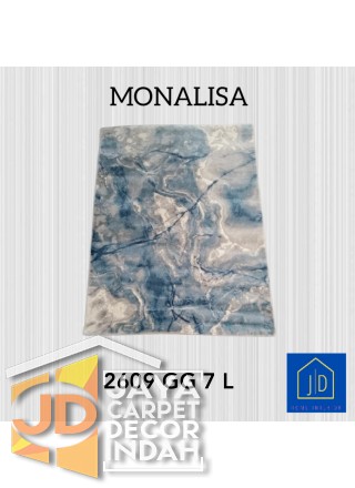 Karpet Permadani Monalisa 2609 GG 7 L Ukuran 120x160, 160x230, 200x300, 240x340